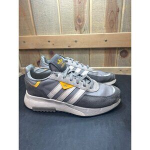 Adidas Originals Retropy F2 Sneakers Grey/Core White/Solar Gold Mens 9.5
